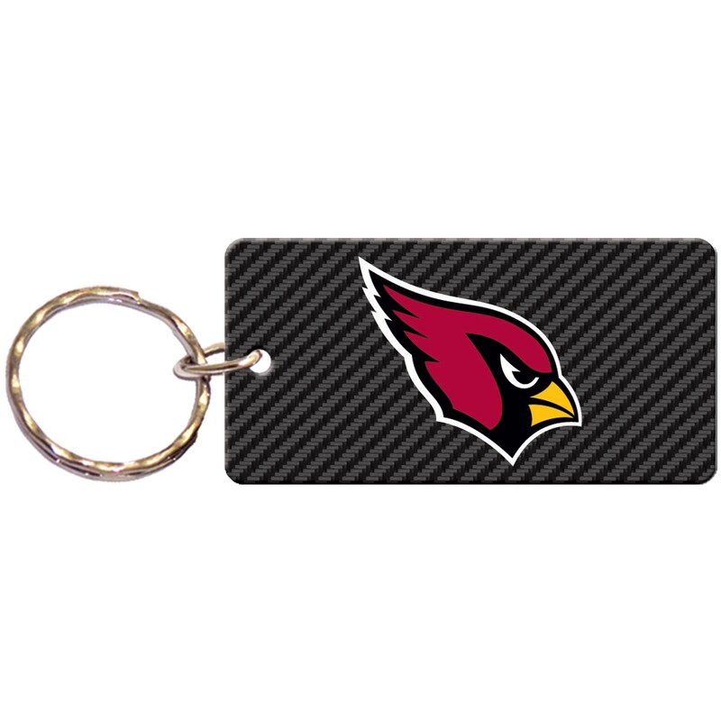 Arizona Cardinals - Klíčenka "Logo" - karbonový vzhled, akrylová