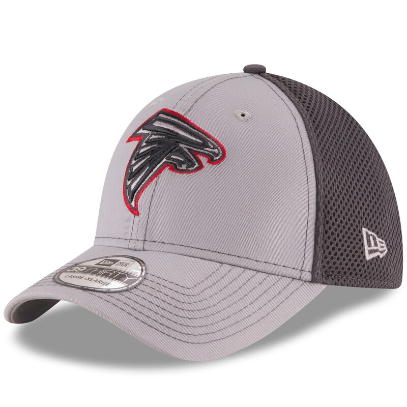 Atlanta Falcons - Kšiltovka 39THIRTY "Neo 2" - šedá, ohnutý kšilt