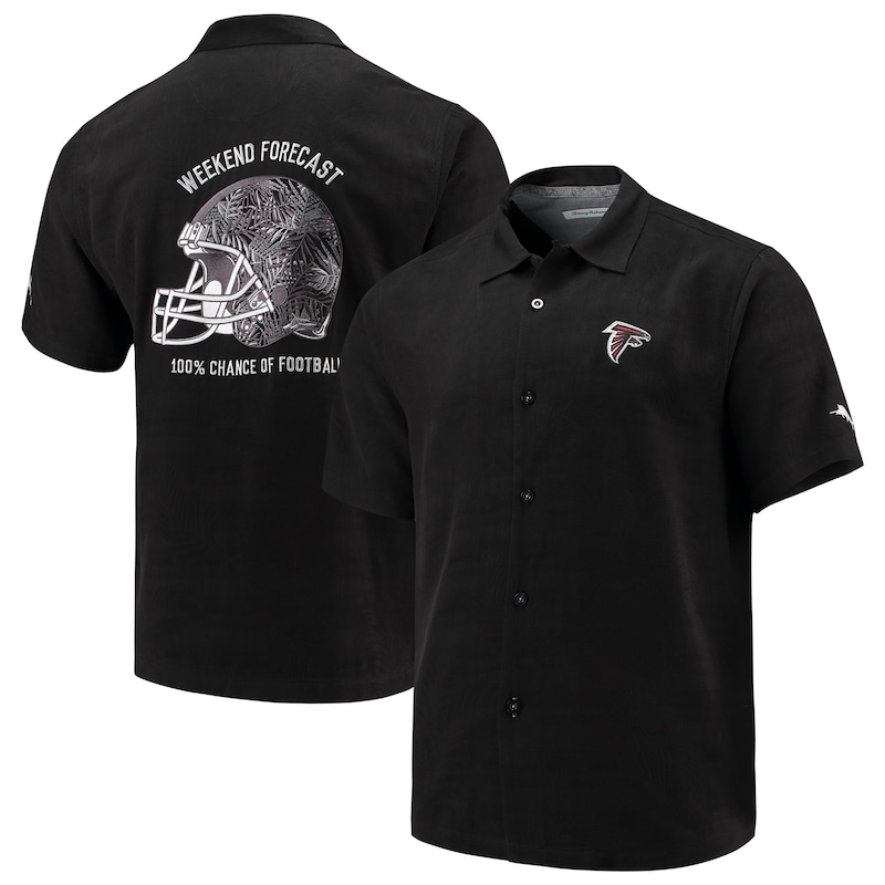 Atlanta Falcons - Košile "Weekend Forecast" - černá, na knoflíky