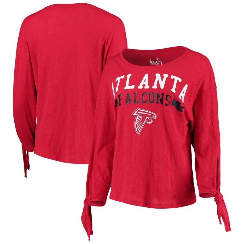 Atlanta Falcons - Tričko "On The Fly" dámské - červené, dlouhý rukáv