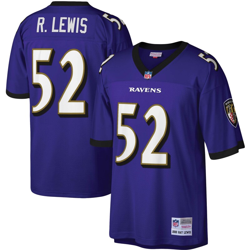 Baltimore Ravens - Dres fotbalový replika - fialový, Ray Lewis
