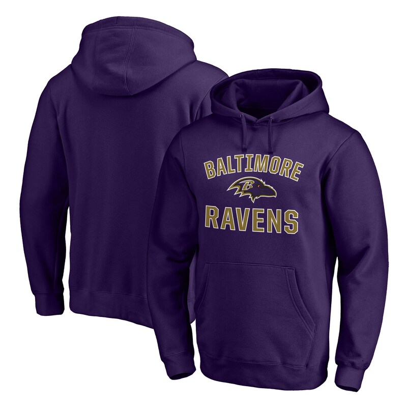 Baltimore Ravens - Mikina s kapucí "Victory Arch" - fialová