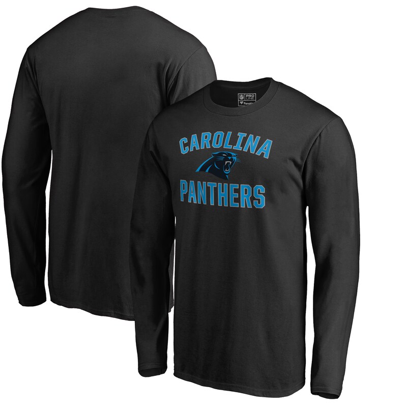 Carolina Panthers - Tričko "Victory Arch" - dlouhý rukáv, černé