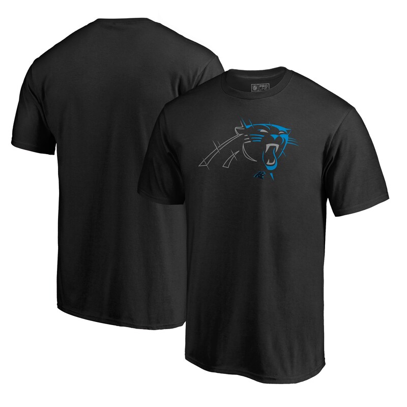 Carolina Panthers - Tričko "X Ray" - černé