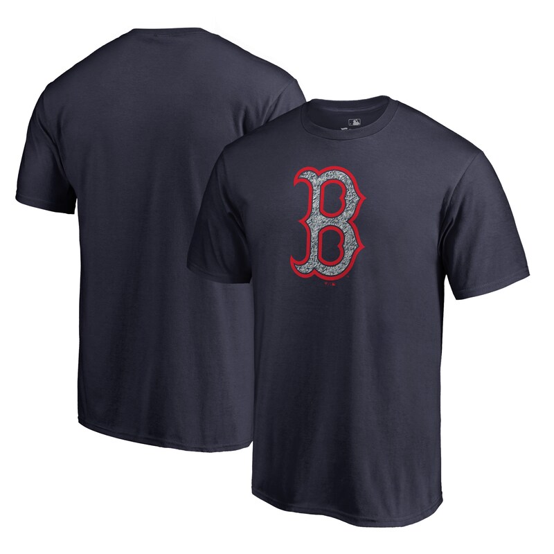 Boston Red Sox - Tričko "Static Logo" - námořnická modř