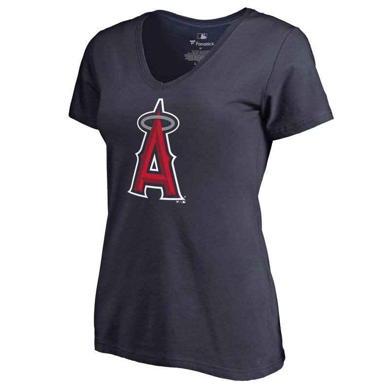Los Angeles Angels of Anaheim - Tričko "Secondary Color Primary Logo" dámské - námořnická modř