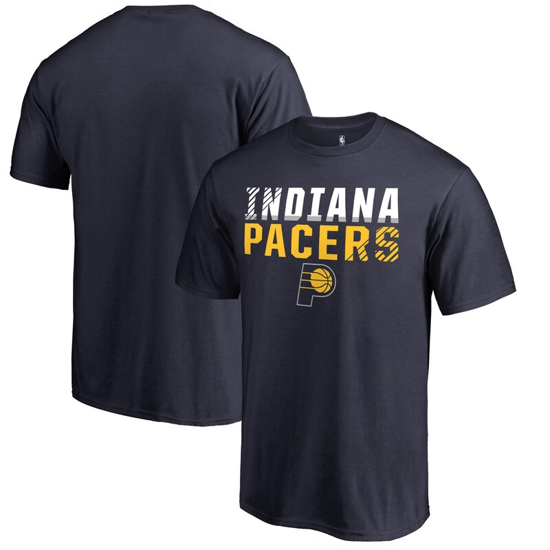 Indiana Pacers - Tričko "Fade Out" - námořnická modř