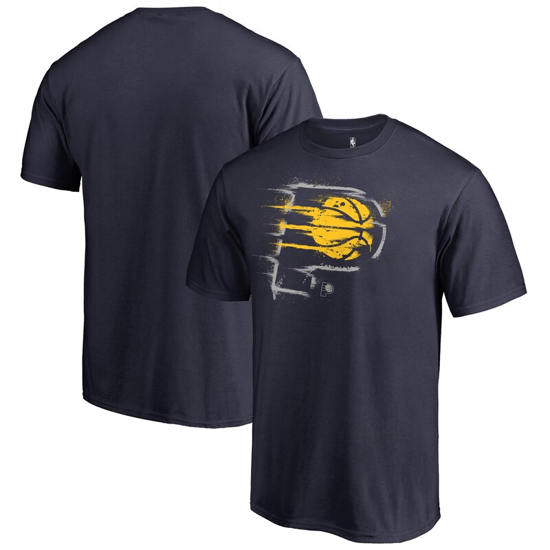 Indiana Pacers - Tričko "Splatter Logo" - námořnická modř