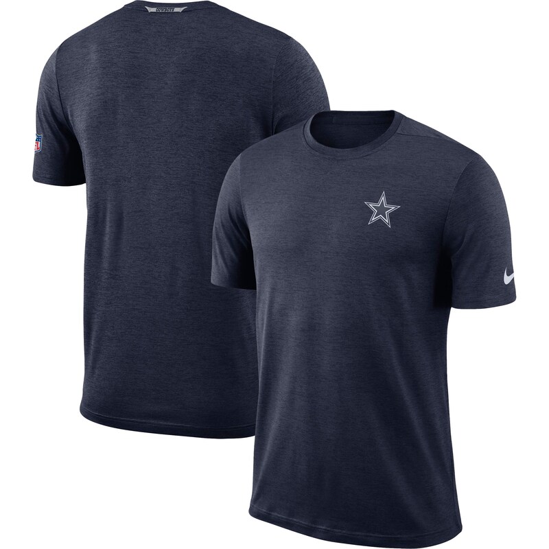 Dallas Cowboys - Tričko "Coaches Logo Performance" - sideline, námořnická modř