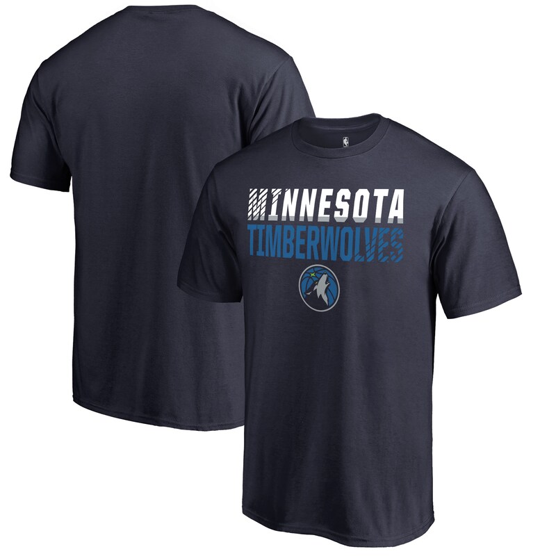 Minnesota Timberwolves - Tričko "Fade Out" - námořnická modř