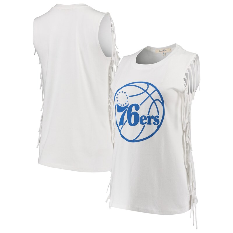 Philadelphia 76ers - Top "Fringe" dámský - bílý