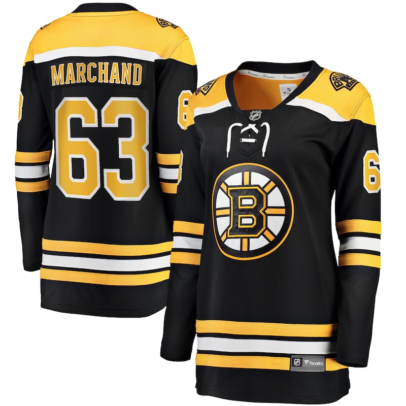 Boston Bruins - Dres hokejový "Breakaway" dámský - černý, domácí, Brad Marchand