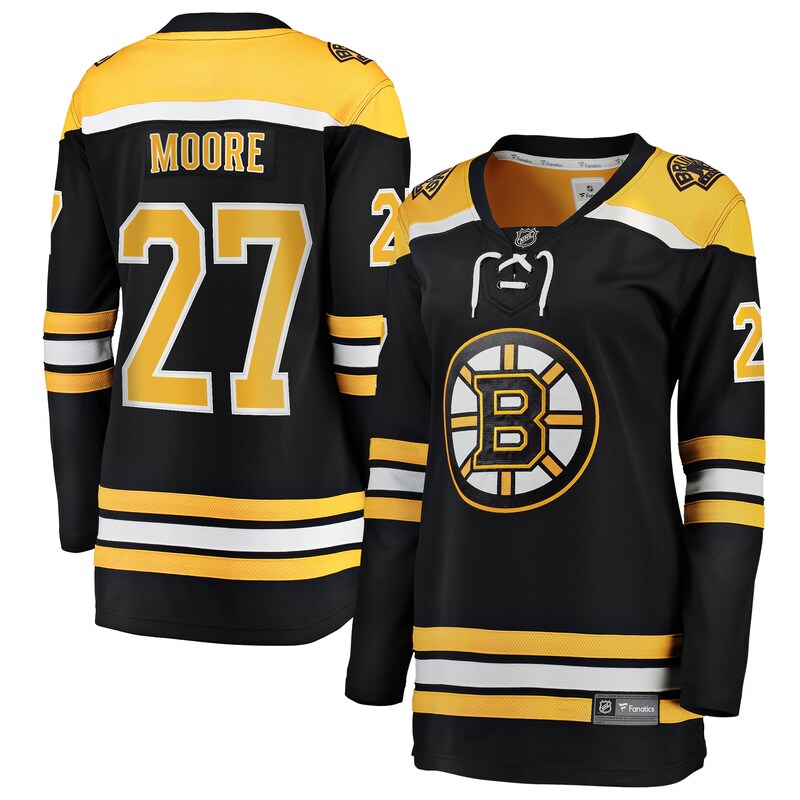 Boston Bruins - Dres hokejový "Breakaway" dámský - John Moore, černý, domácí