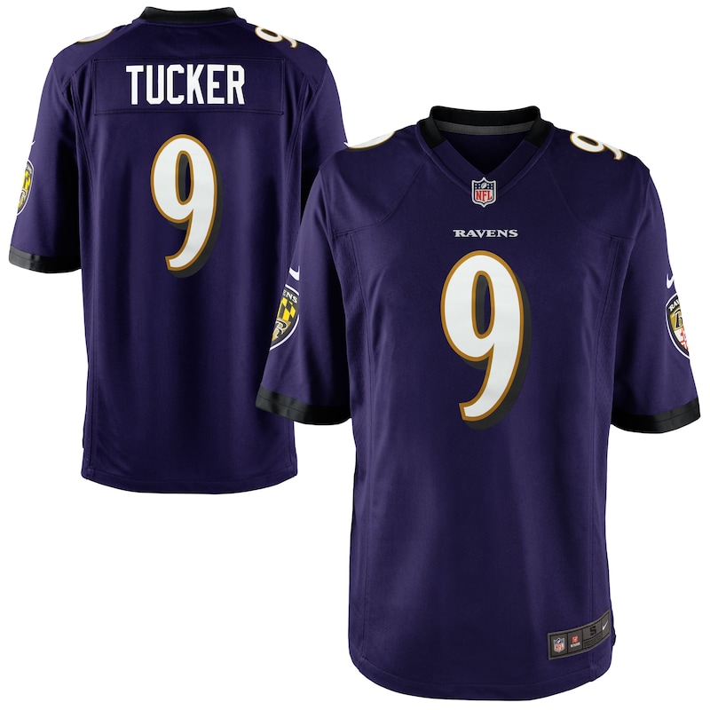 Baltimore Ravens - Dres fotbalový - Justin Tucker, fialový