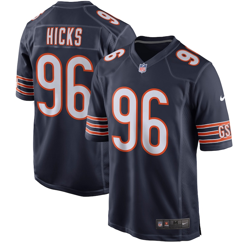 Chicago Bears - Dres fotbalový - Akiem Hicks, námořnická modř