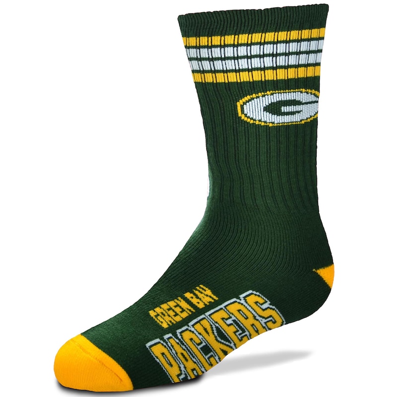 Green Bay Packers - Ponožky "Deuce" tříčtvrteční dětské - čtyři pruhy
