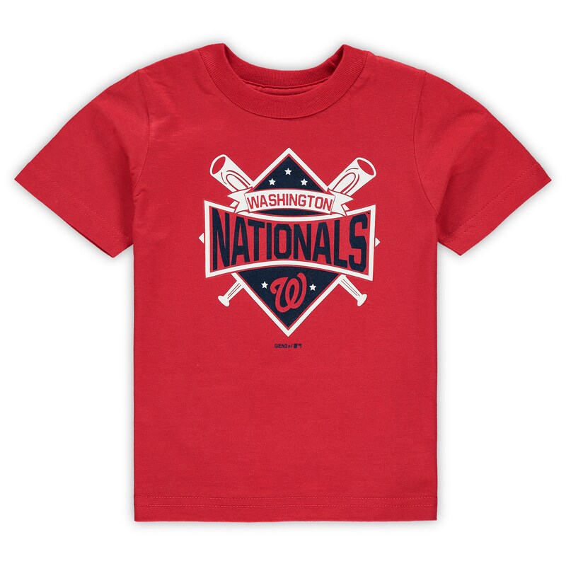 Washington Nationals - Tričko "Diamond Bats" pro batolata - červené