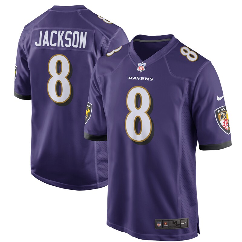 Baltimore Ravens - Dres fotbalový - fialový, Lamar Jackson