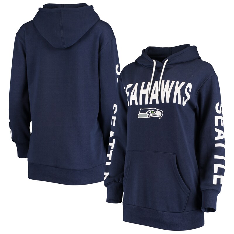 Seattle Seahawks - Mikina s kapucí "Extra Point" dámská - námořnická modř