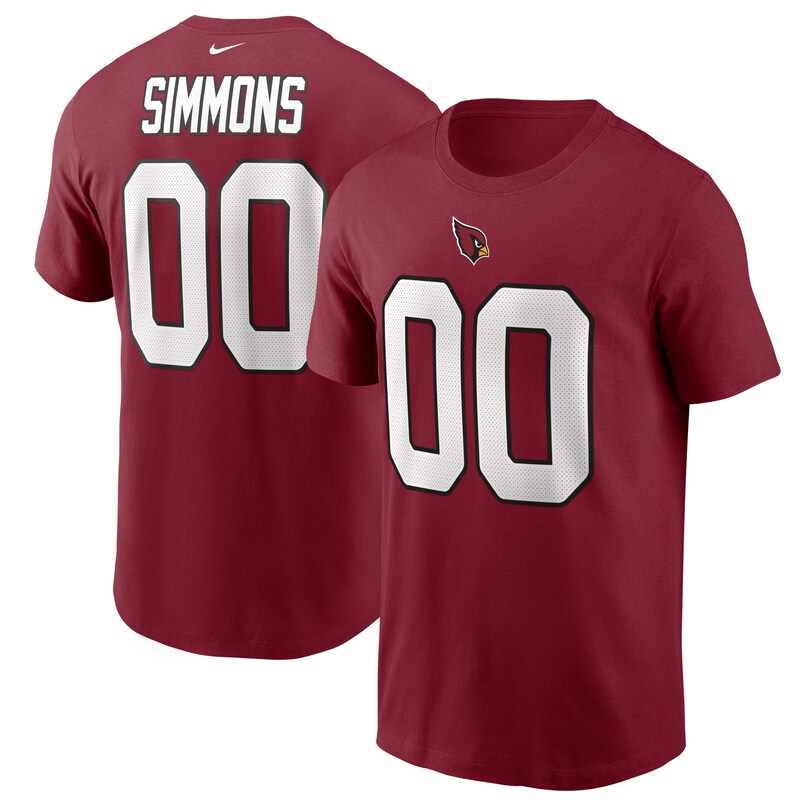 Arizona Cardinals - Tričko "Name & Number" - Isaiah Simmons, výber v prvním kole draftu, červené, 2020