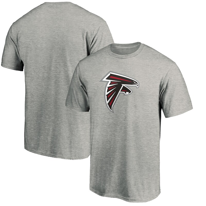 Atlanta Falcons - Tričko "Primary Logo" - žíhané, šedé