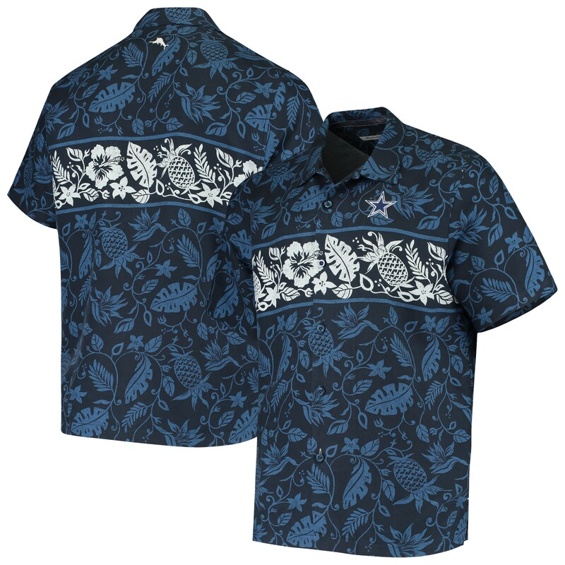 Dallas Cowboys - Košile "Pina Plazzo Camp" - hedvábná, námořnická modř