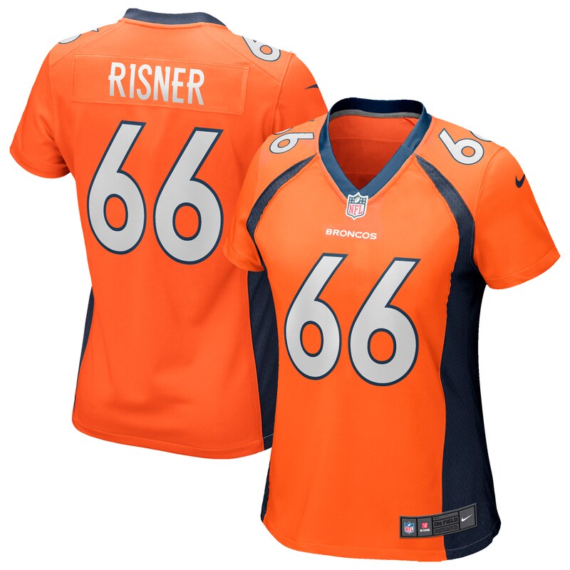 Denver Broncos - Dres fotbalový dámský - Dalton Risner, oranžový