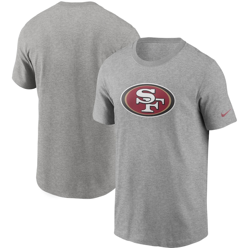 San Francisco 49ers - Tričko "Primary Logo" - žíhané, šedé