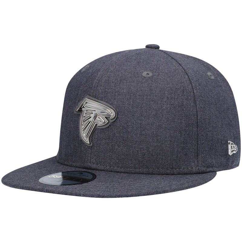 Atlanta Falcons - Kšiltovka 59FIFTY pevná "Glossed Badge" - šedá