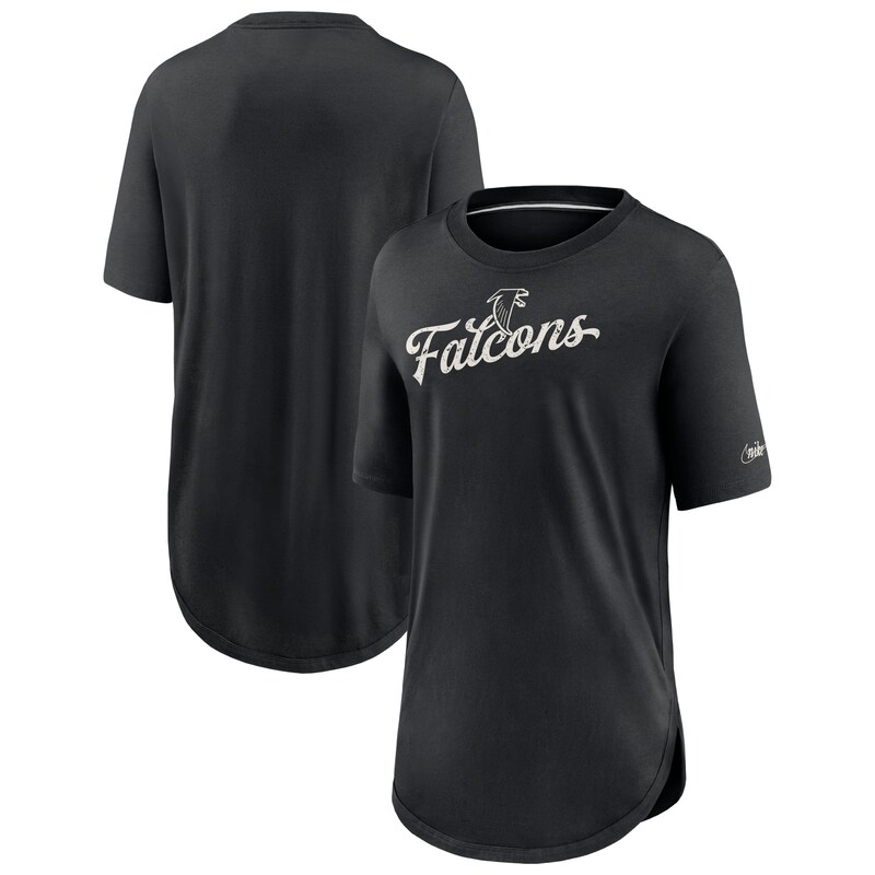 Atlanta Falcons - Tričko "Weekend" dámské - tri-blend, černé, historické logo