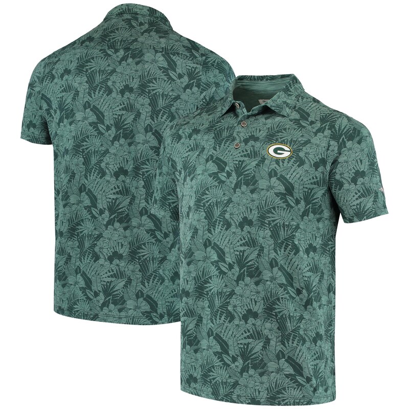 Green Bay Packers - Tričko s límečkem "Sport Palmetto Palms" - zelené