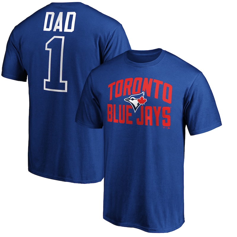 Toronto Blue Jays - Tričko "Dad" - Den otců, číslo 1, tmavě modré