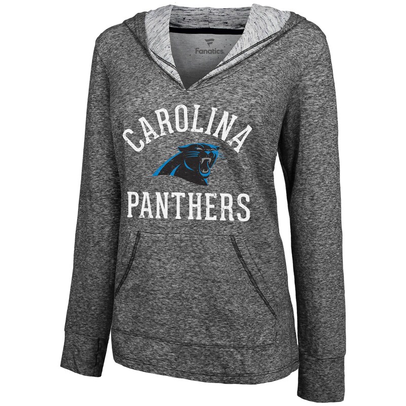 Carolina Panthers - Mikina s kapucí "Doubleface" dámská - černá