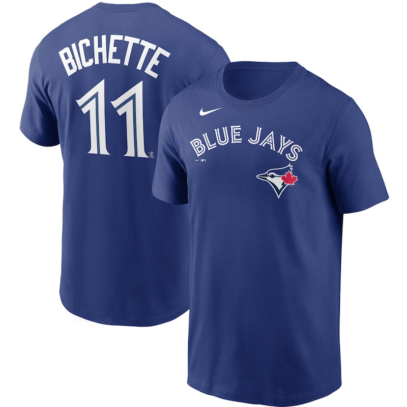 Toronto Blue Jays - Tričko "Name & Number" - tmavě modré, Bo Bichette