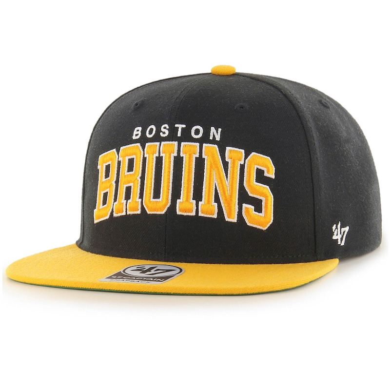 Boston Bruins - Kšiltovka "Captain" - černá, snapback