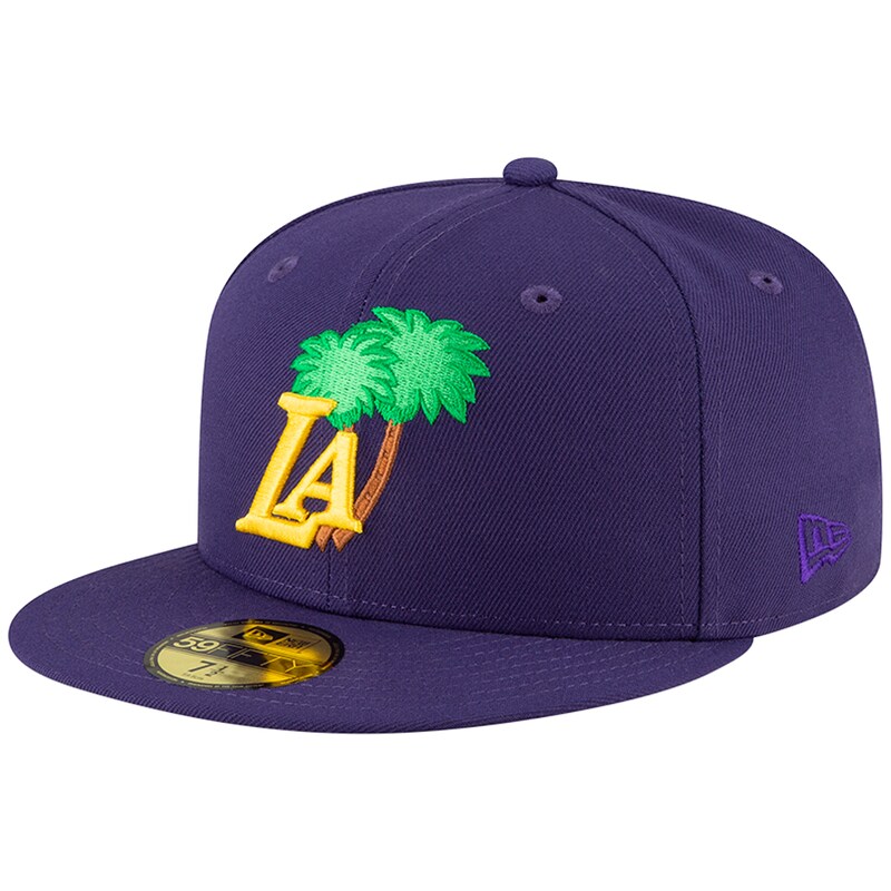 Los Angeles Lakers - Kšiltovka 59FIFTY pevná "Icon" - fialová