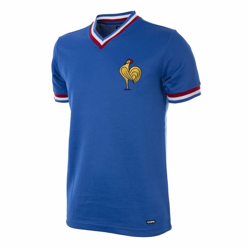 Francie - Dres fotbalový - retrostyl, modrý, sezóna 1971/72
