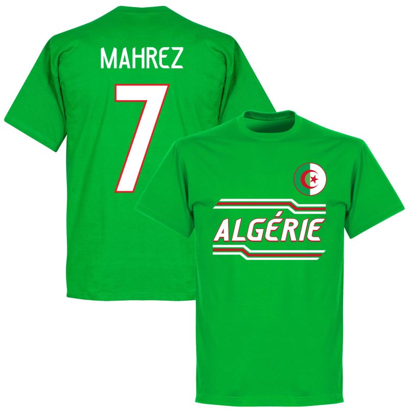 Alžírsko - Tričko - zelené, číslo 7, Riyad Mahrez