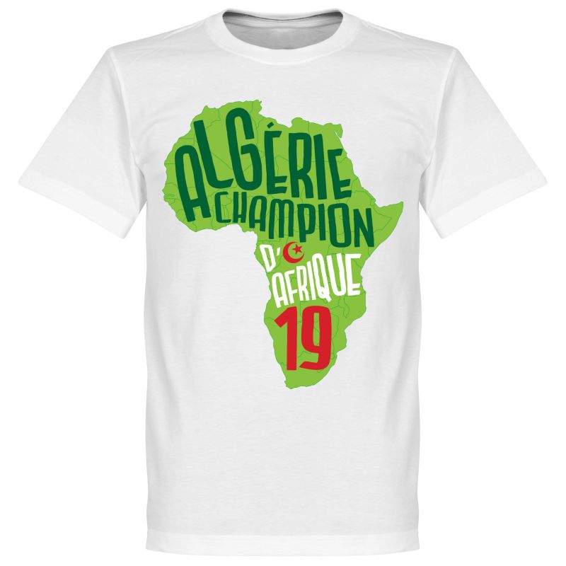 Alžírsko - Tričko "Card" - bílé, Africa Champions