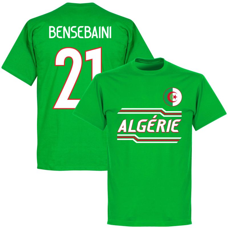 Alžírsko - Tričko - zelené, číslo 21, Ramy Bensebaini