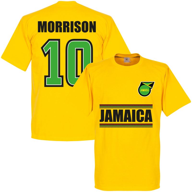 Jamajka - Tričko - žluté, číslo 10, Ravel Morrison