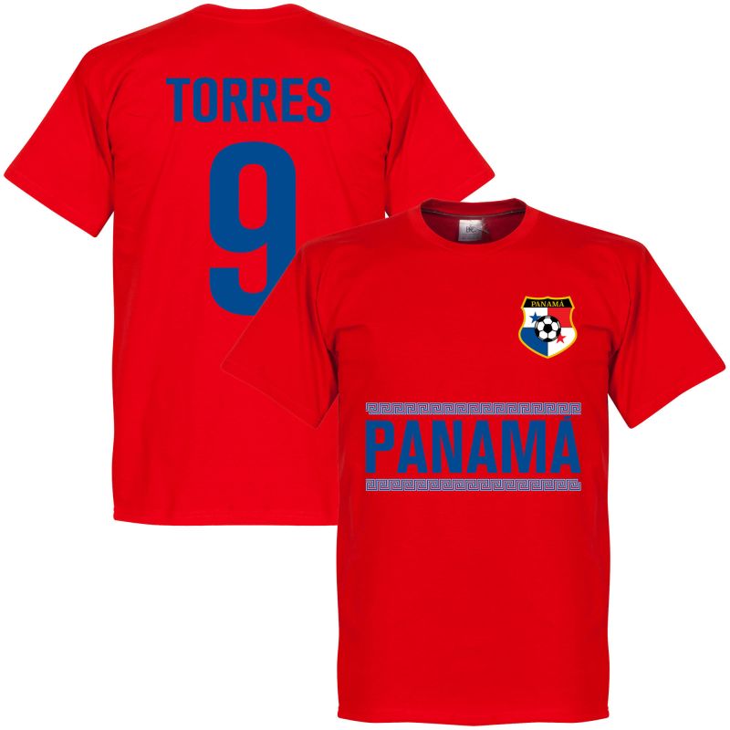 Panama - Tričko - červené, Román Torres, číslo 9