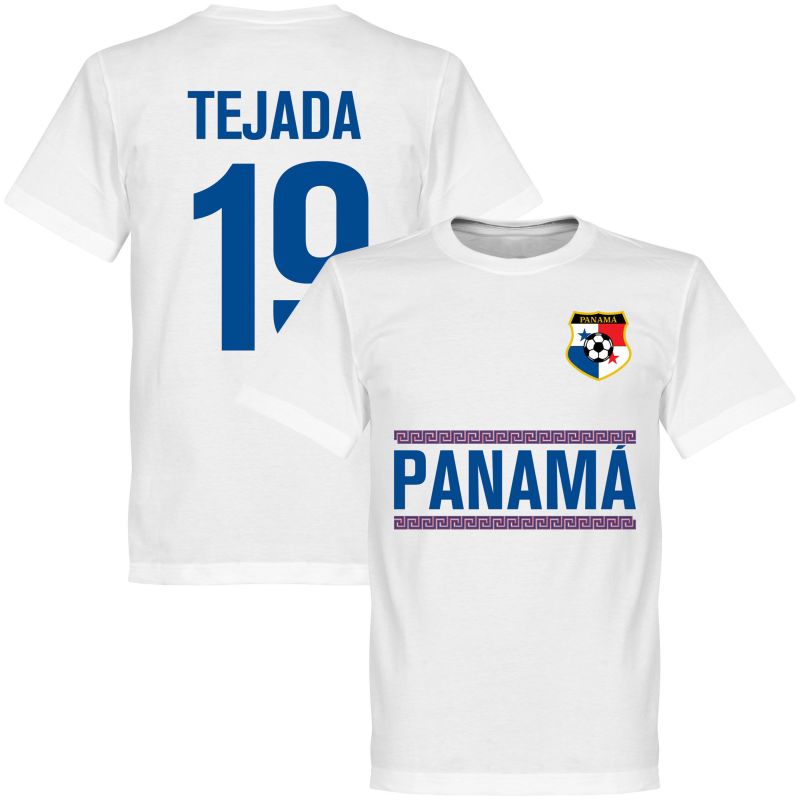 Panama - Tričko - Juan Tejada, číslo 19, bílé