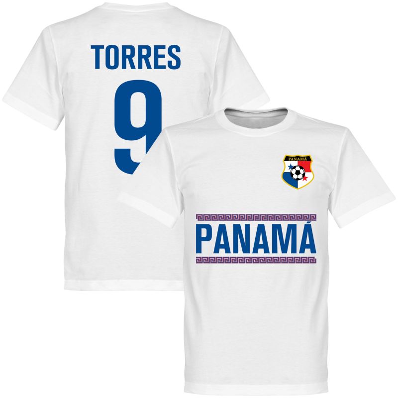 Panama - Tričko - bílé, Román Torres, číslo 9