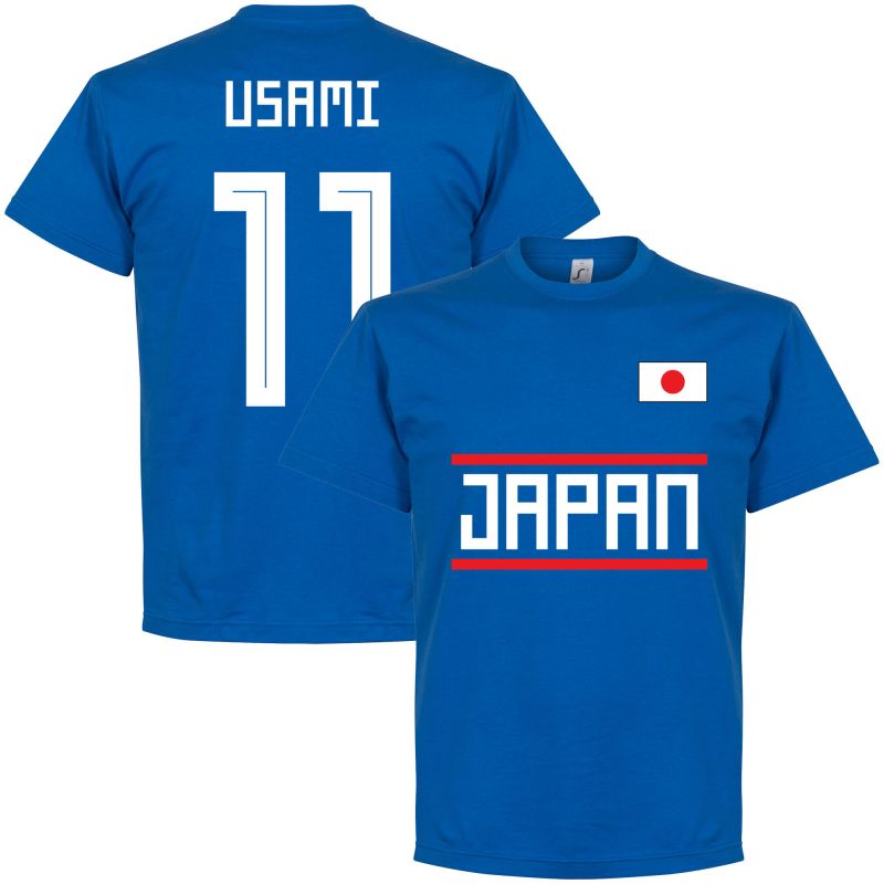 Japonsko - Tričko - číslo 11, Takashi Usami, modré