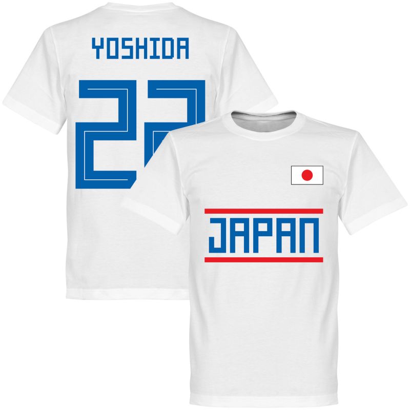 Japonsko - Tričko - bílé, číslo 22, Maya Yoshida