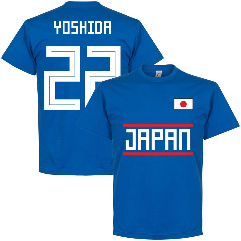 Japonsko - Tričko - číslo 22, Maya Yoshida, modré