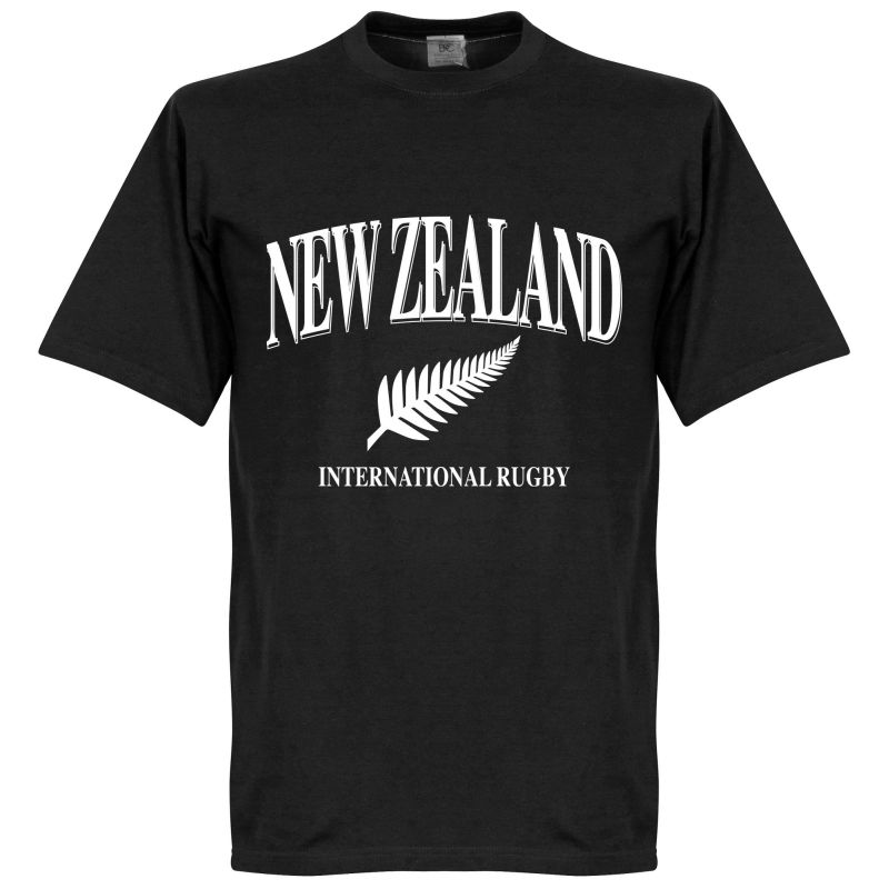 Nový Zéland - Tričko "Rugby" - černé