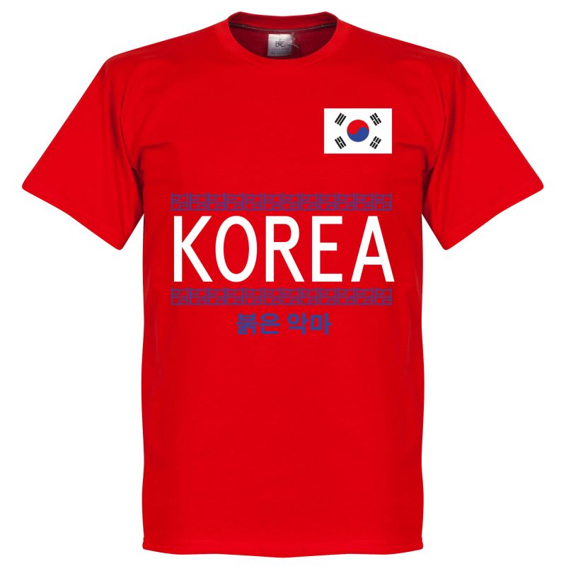 Jižní Korea - Tričko - červené