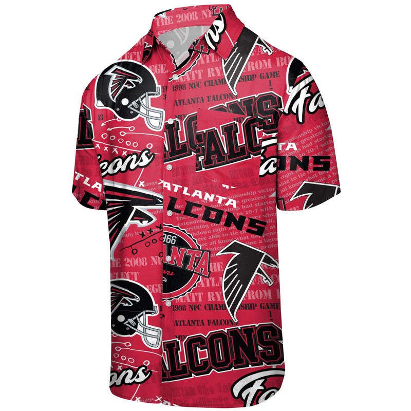 Atlanta Falcons - Košile "Thematic" - na knoflíky, červená